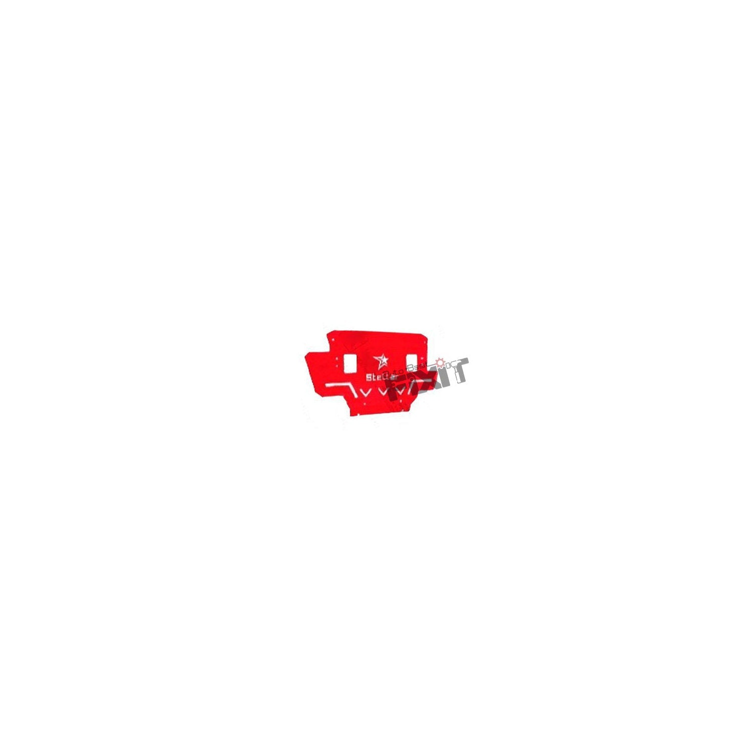 AutoStylenn Mahindra Thar Underbody Shield Red 1 Set For MAHINDRA THAR Compatible with MAHINDRA Thar Vehicle