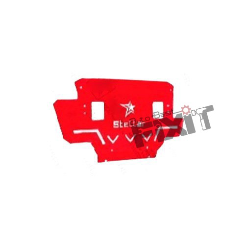 AutoStylenn Mahindra Thar Underbody Shield Red 1 Set For MAHINDRA THAR Compatible with MAHINDRA Thar Vehicle