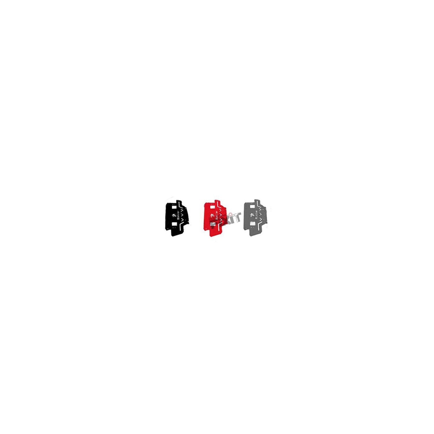 AutoStylenn Mahindra Thar Underbody Shield Black, Red & Gray 1 Piece For MAHINDRA THAR Compatible with MAHINDRA Thar Vehicle