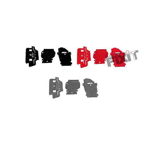 AutoStylenn Mahindra Thar Underbody Shield Black, Red & Gray Set Of 3 For MAHINDRA THAR Compatible with MAHINDRA Thar Vehicle