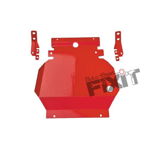 AutoStylenn Mahindra Thar Roxx Front Underbody Shield (Red) For MAHINDRA THAR ROXX Compatible with MAHINDRA Thar Roxx Vehicle_2