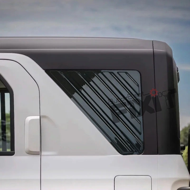 AutoStylenn Mahindra Thar Roxx Window Louvers & Quarter Glass Cover For MAHINDRA THAR ROXX Compatible with MAHINDRA Thar Roxx Vehicle_4
