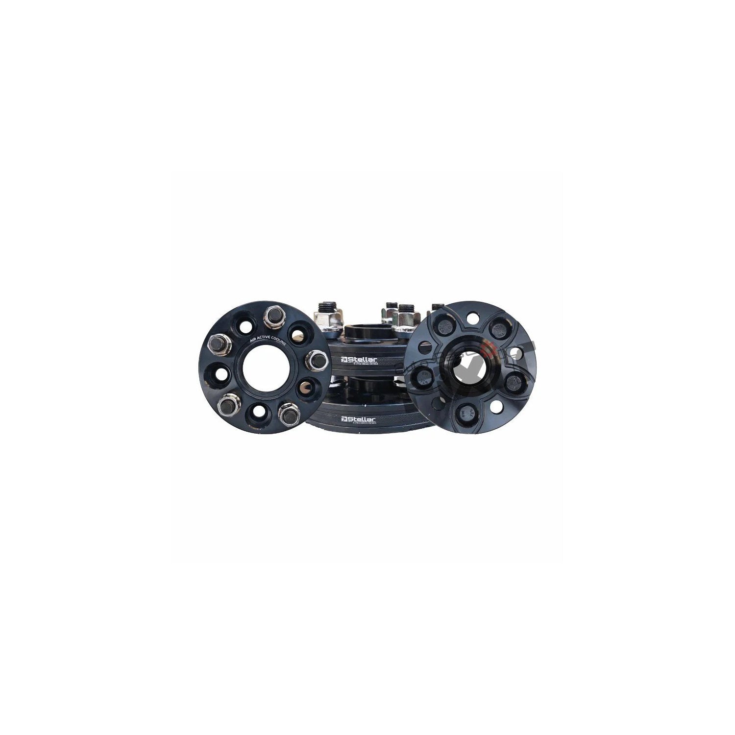 AutoStylenn Mahindra Thar Roxx 25 mm Wheel Spacer With Air Active Cooling For MAHINDRA THAR ROXX Compatible with MAHINDRA Thar Roxx Vehicle