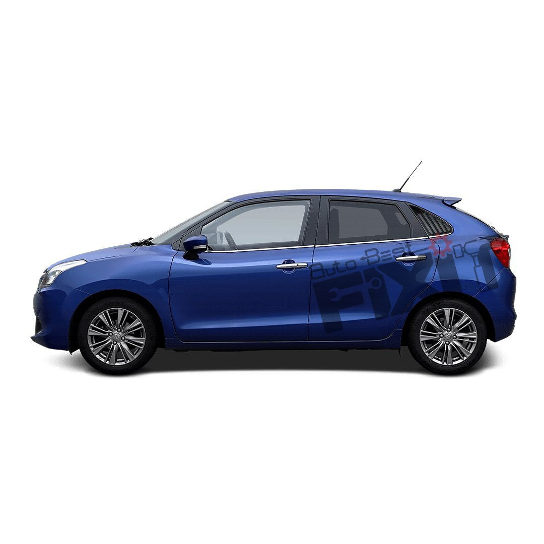 AutoStylenn Maruti Suzuki Baleno 2015-2021 Window Louvers For MARUTI BALENO Compatible with MARUTI Baleno Vehicle_4