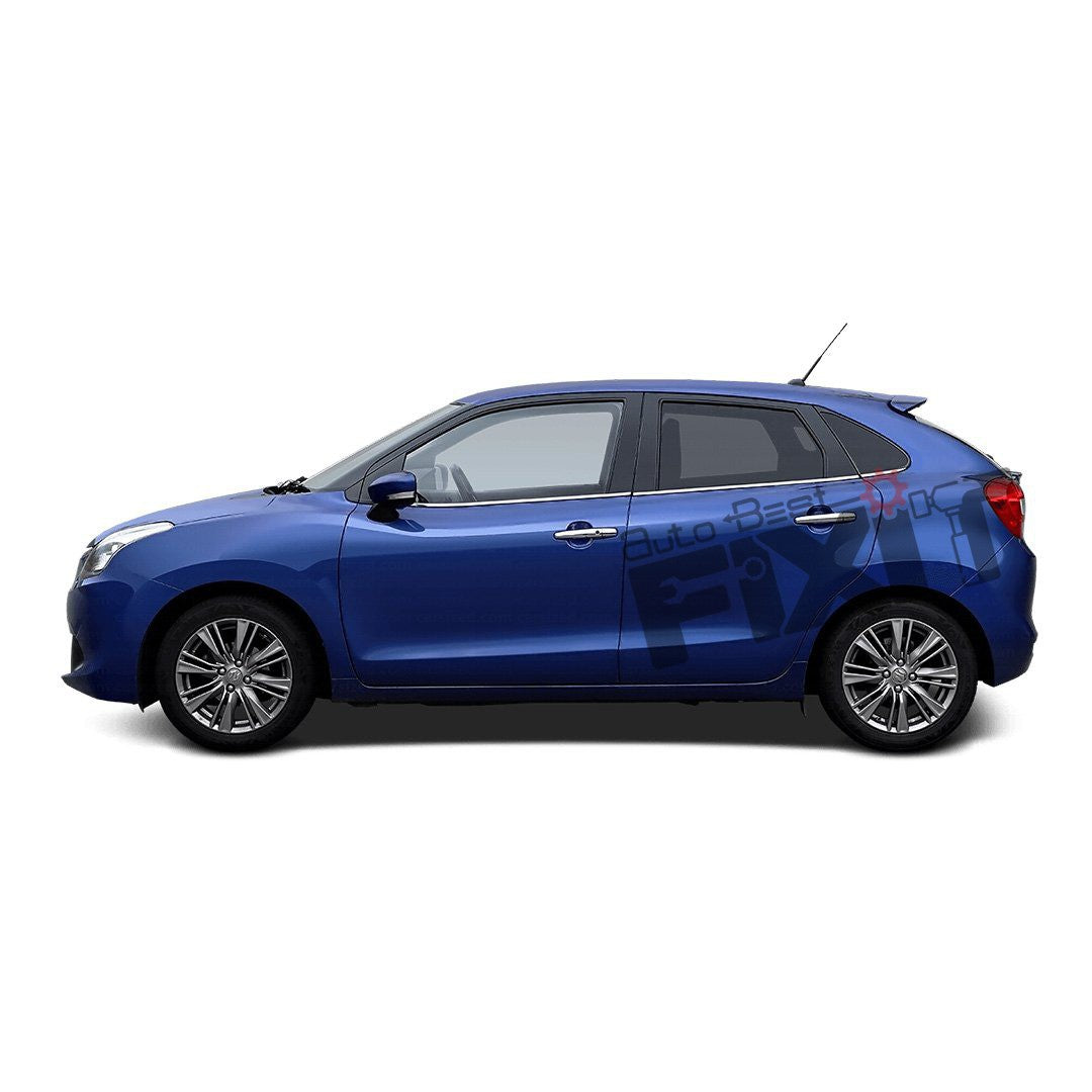AutoStylenn Maruti Suzuki Baleno 2015-2021 Window Louvers For MARUTI BALENO Compatible with MARUTI Baleno Vehicle_5