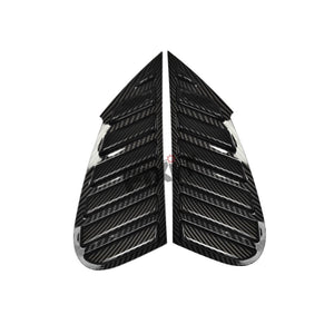 Maruti Suzuki Baleno 2022 - 2024 Carbon Window Louvers & Quarter Glass Cover – Aftermarket Car Accesso