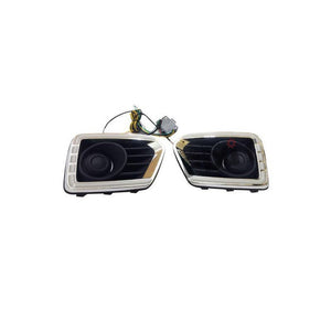 AutoStylenn Maruti Suzuki Brezza 2020 DRL Fog Light For MARUTI BREZZA Compatible with MARUTI Brezza Vehicle