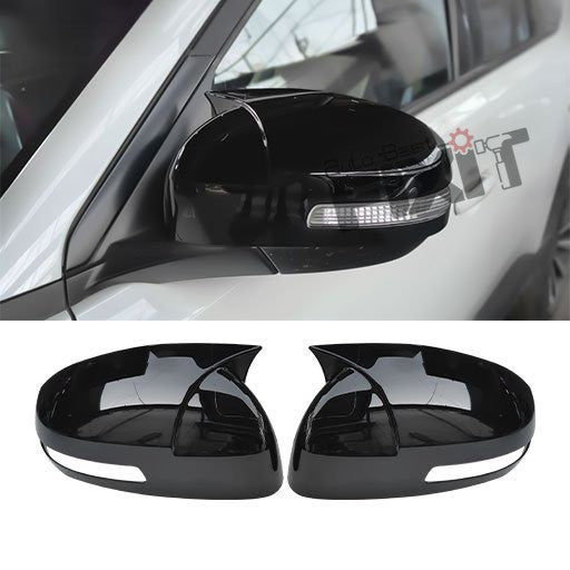 AutoStylenn Maruti Suzuki Brezza Batman Style Mirror Cover 2022-2025 For MARUTI BREZZA Compatible with MARUTI Brezza Vehicle_1