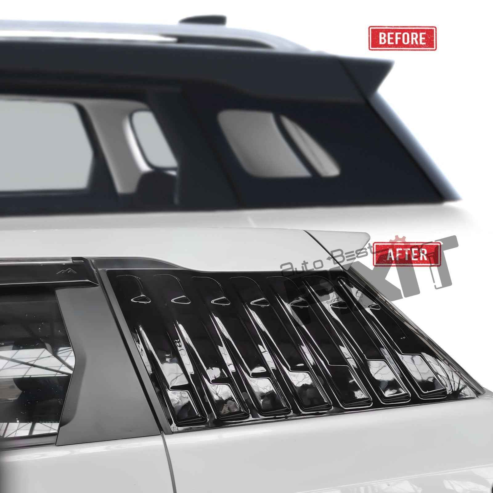 Maruti Suzuki Brezza Window Louver & Quarter Glass Cover – Premium Quality Desi