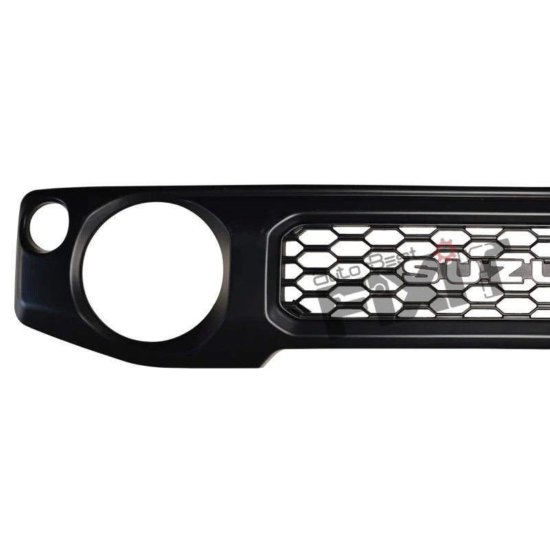 AutoStylenn Maruti Suzuki Jimny ABS Grill With ���SUZUKI��� Logo (Matt Black, Gloss Black, Grey) For MARUTI JIMNY Compatible with MARUTI Jimny Veh_1
