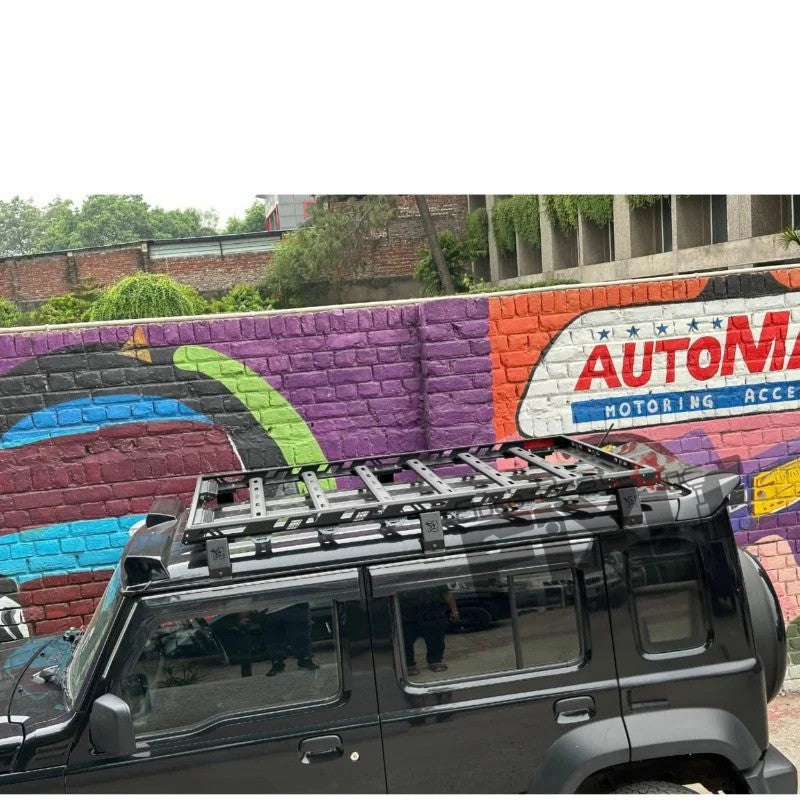 AutoStylenn Maruti Suzuki Jimny Roof Rack with LED (V2) For MARUTI JIMNY Compatible with MARUTI Jimny Vehicle_2