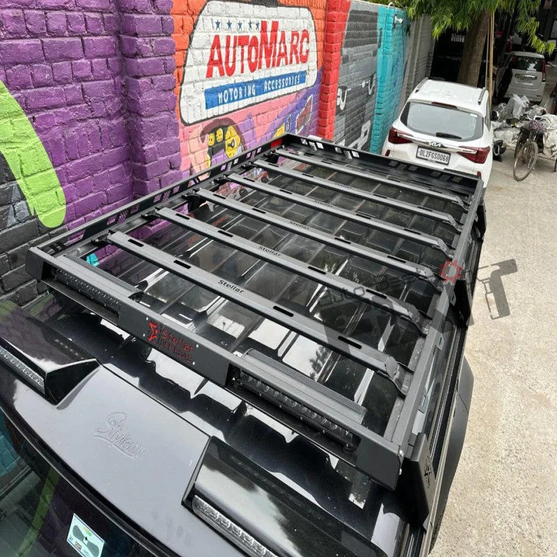 AutoStylenn Maruti Suzuki Jimny Roof Rack with LED (V2) For MARUTI JIMNY Compatible with MARUTI Jimny Vehicle_3