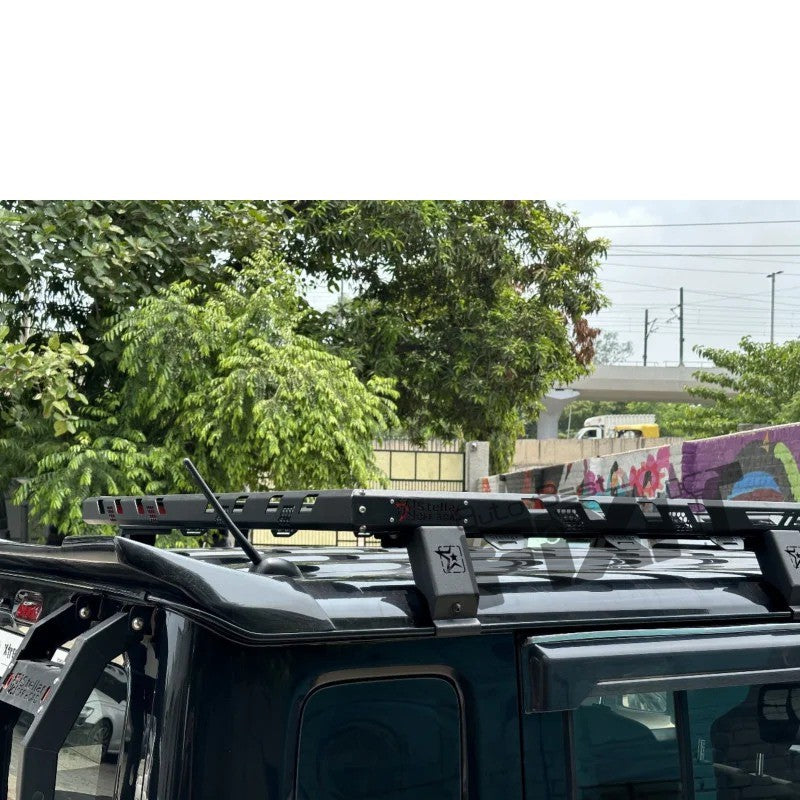 AutoStylenn Maruti Suzuki Jimny Roof Rack with LED (V2) For MARUTI JIMNY Compatible with MARUTI Jimny Vehicle_5