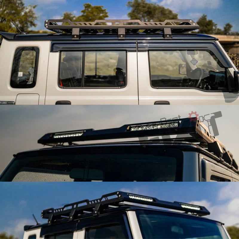 Maruti Suzuki Jimny Roof Rack with LED (V1) – Perfect OEM Fitme