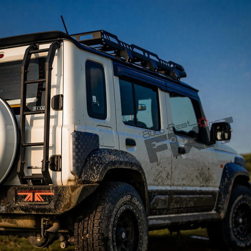 AutoStylenn Maruti Suzuki Jimny Roof Rack with LED (V1) For MARUTI JIMNY Compatible with MARUTI Jimny Vehicle_6
