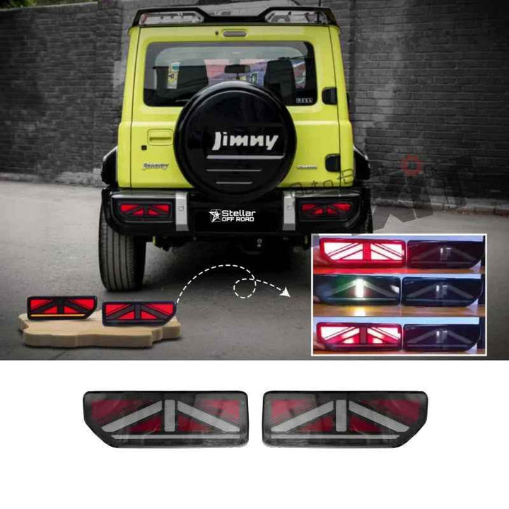 Maruti Suzuki Jimny Union Jack Tail Lamp V2 – Style Upgrade Accesso