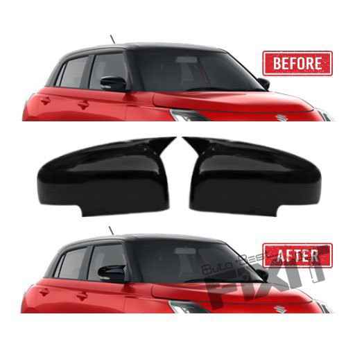 Maruti Suzuki Swift Batman Style Mirror Covers – Easy Installation F
