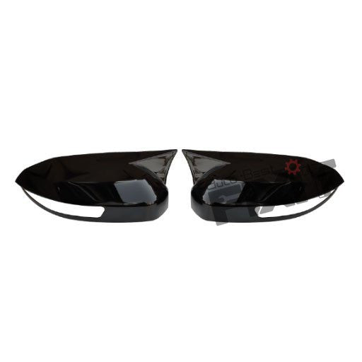 AutoStylenn Tata Harrier 2025 Batman Style Mirror Covers For TATA HARRIER Compatible with TATA Harrier Vehicle_3