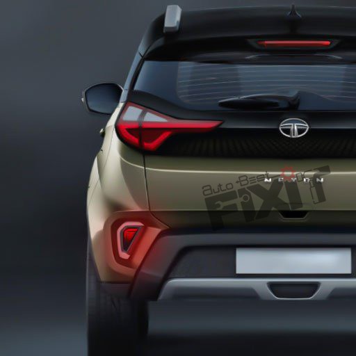 AutoStylenn Tata Nexon Bumper Reflector Matrix For TATA NEXON Compatible with TATA Nexon Vehicle_1
