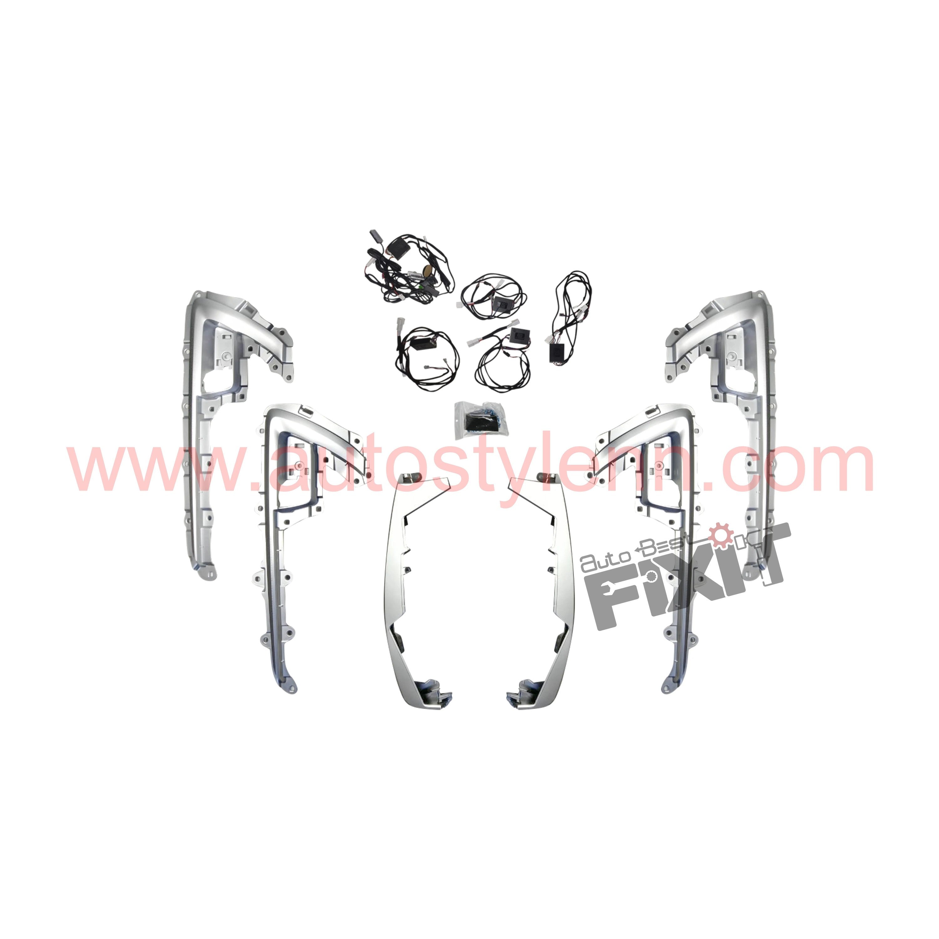 Toyota Fortuner 2016 Ambient Light Silver / Black – Premium Quality Desi