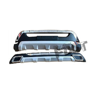 AutoStylenn Toyota Fortuner 2021 ABS Guard ( Front + Rear ) Bumper For TOYOTA FORTUNER Compatible with TOYOTA Fortuner Vehicle