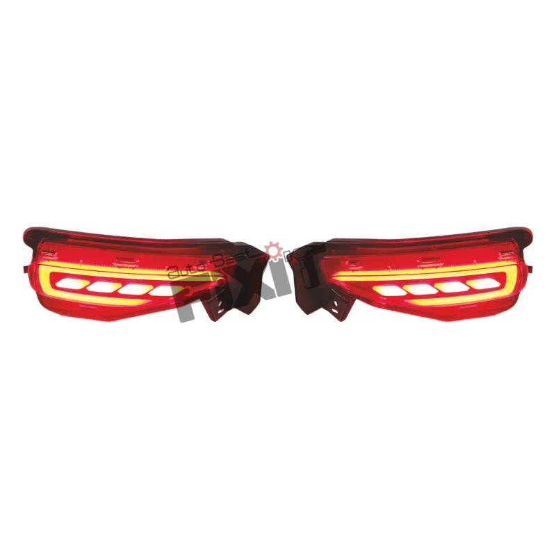 AutoStylenn Toyota Fortuner 2016 Bumper Reflector Matrix For TOYOTA FORTUNER Compatible with TOYOTA Fortuner Vehicle