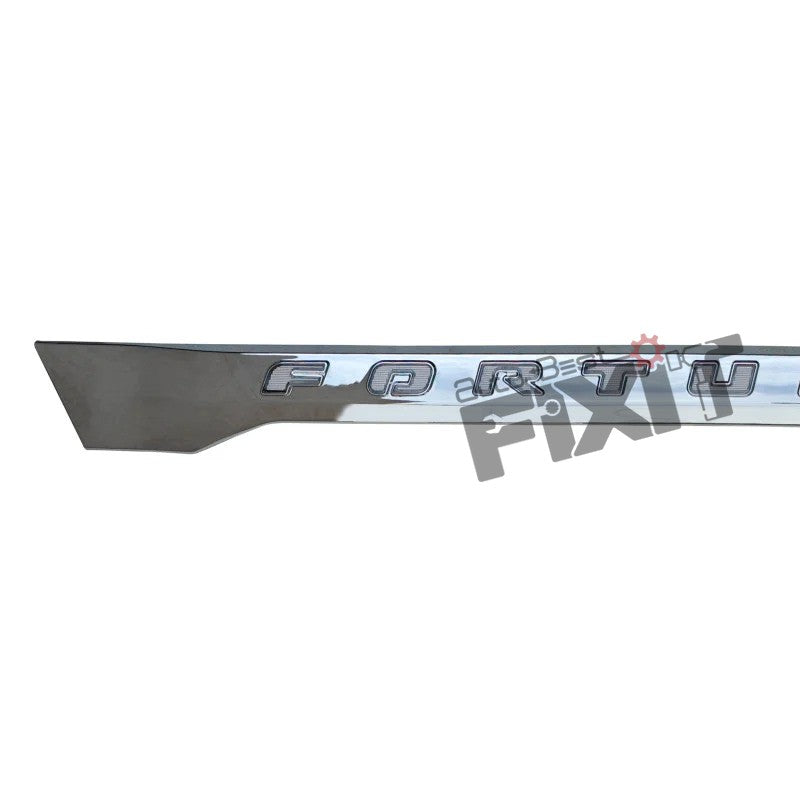 AutoStylenn Toyota Fortuner 2012 Dicky Panel Chrome / Black For TOYOTA FORTUNER Compatible with TOYOTA Fortuner Vehicle_2