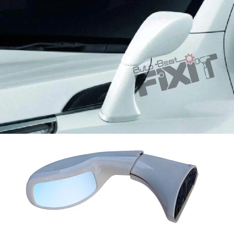 AutoStylenn Toyota Fortuner 2016 Fender Mirror (White / Black) For TOYOTA FORTUNER Compatible with TOYOTA Fortuner Vehicle_5