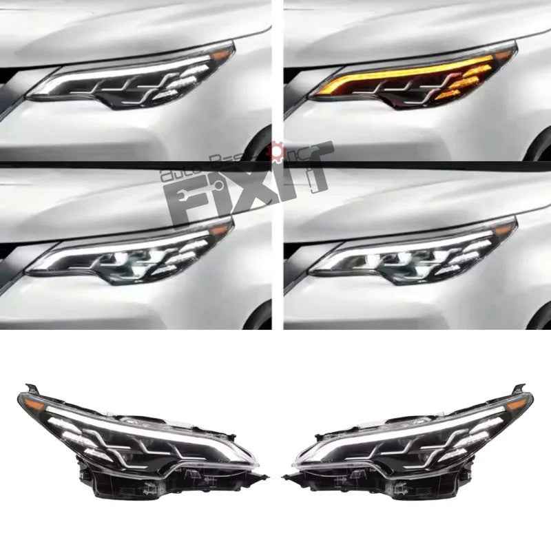 Toyota Fortuner 2016 Full LED Headlamp – Durable ABS Constructi