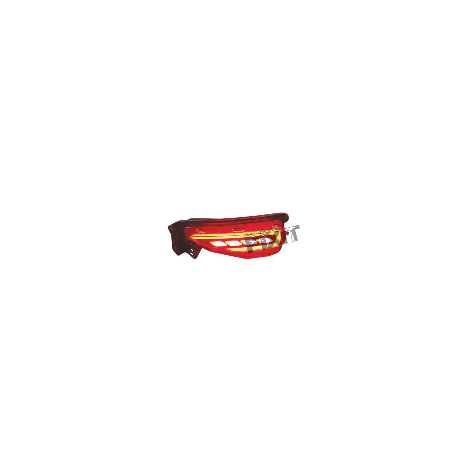 AutoStylenn Toyota Fortuner Bumper Reflector 2016-2024 For TOYOTA FORTUNER Compatible with TOYOTA Fortuner Vehicle