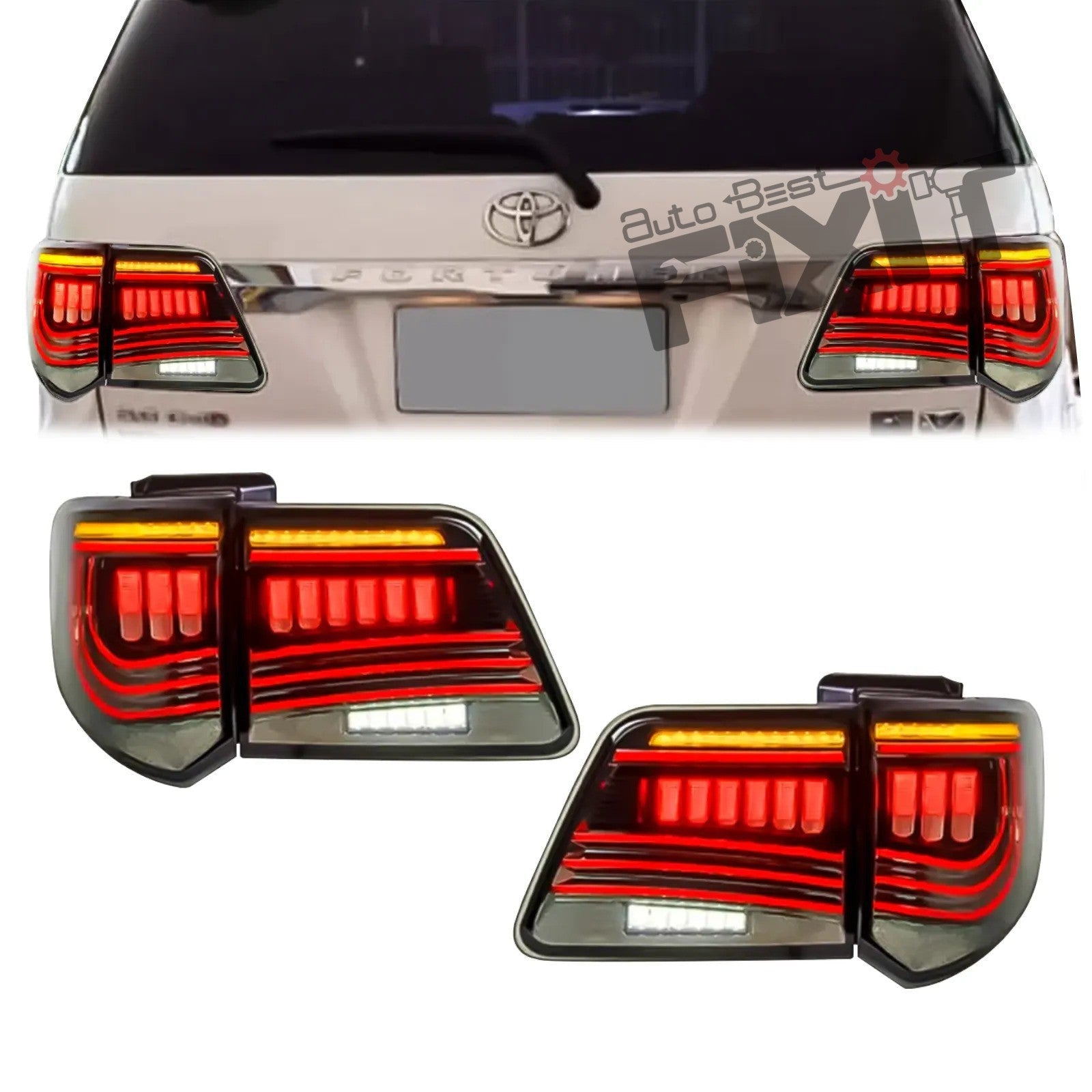 Toyota Fortuner 2012 Dodge Style Tail Lamp – Perfect OEM Fitme