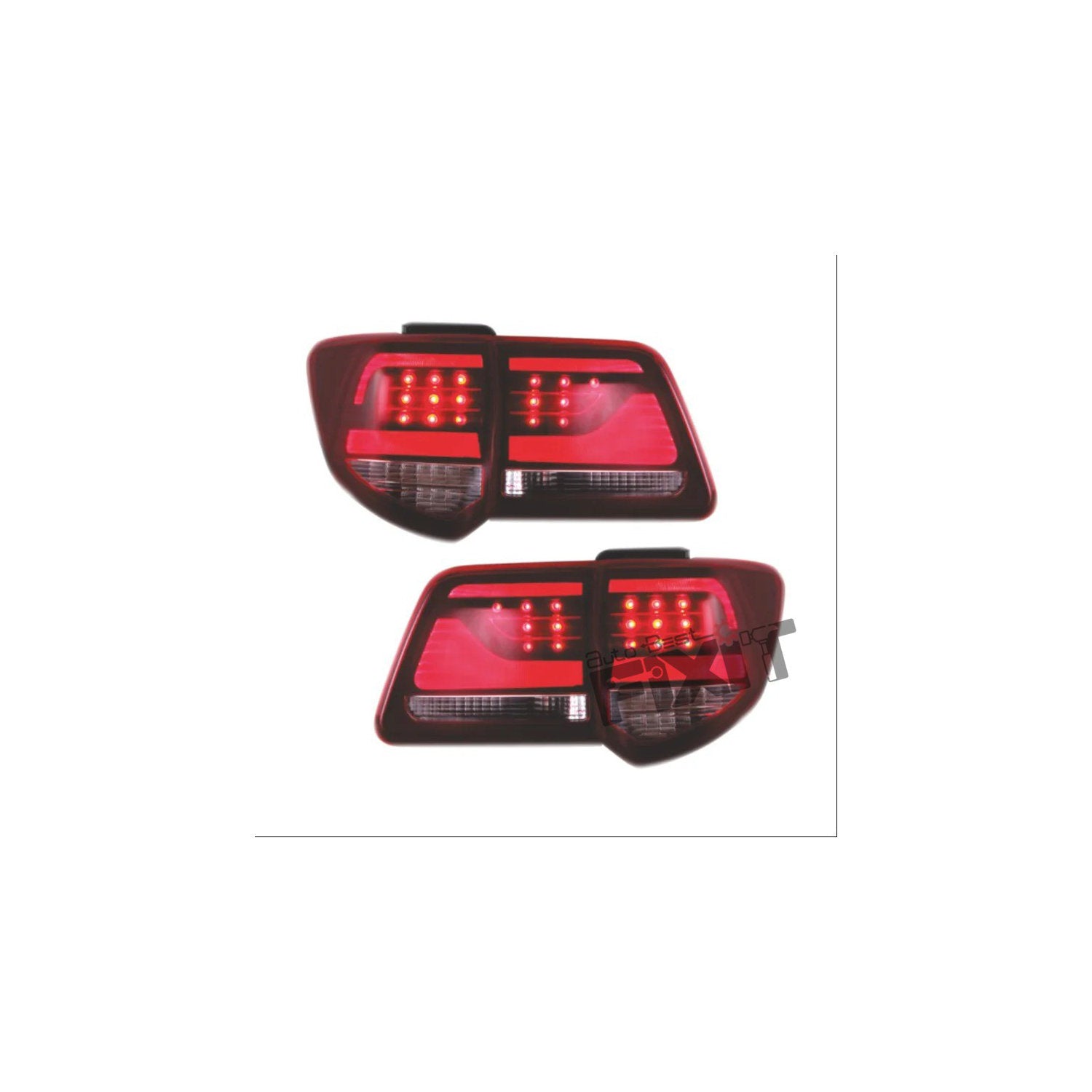 AutoStylenn Toyota Fortuner 2012 LC Style Taillamp For TOYOTA FORTUNER Compatible with TOYOTA Fortuner Vehicle