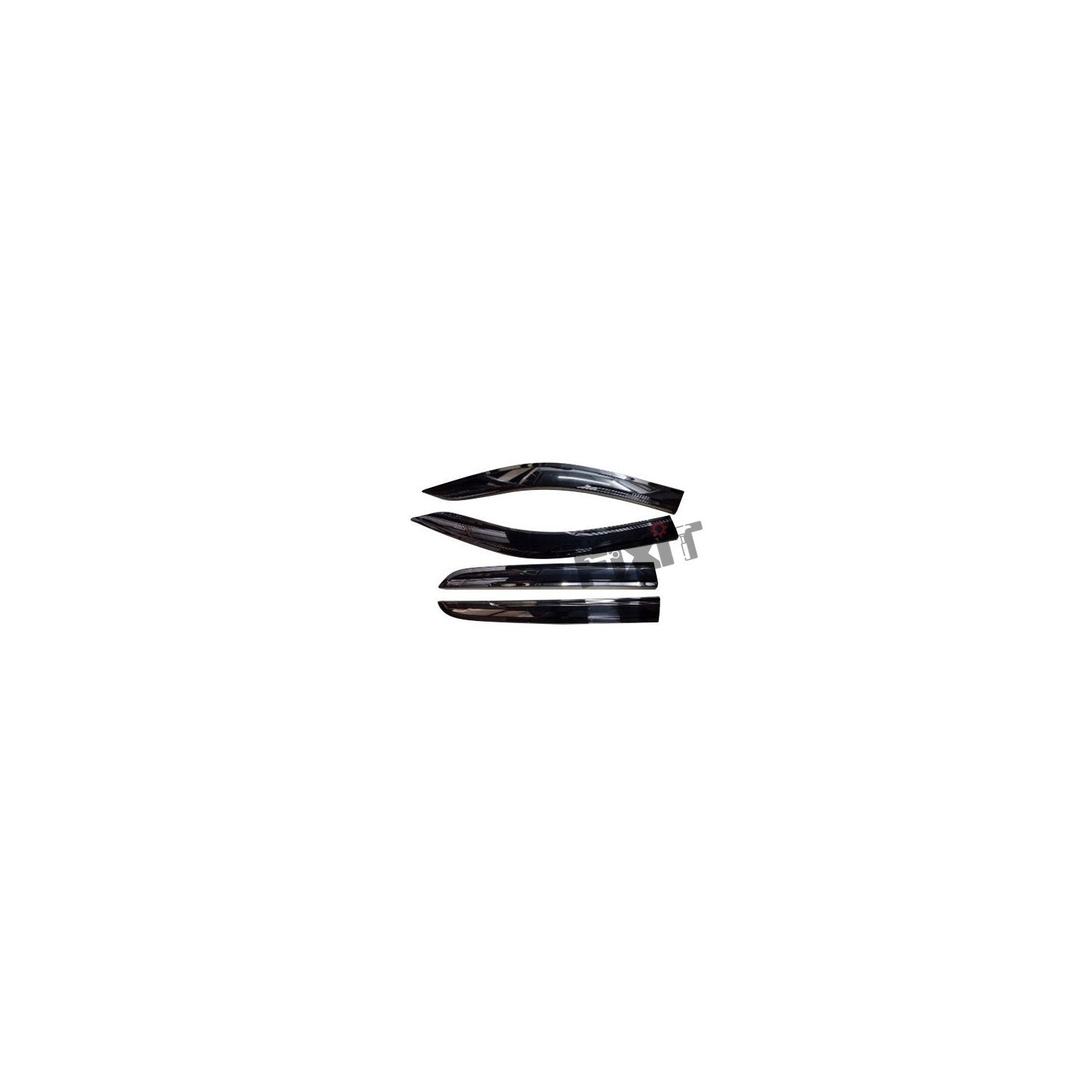 AutoStylenn Toyota Hilux Door Visor For TOYOTA HILUX Compatible with TOYOTA Hilux Vehicle