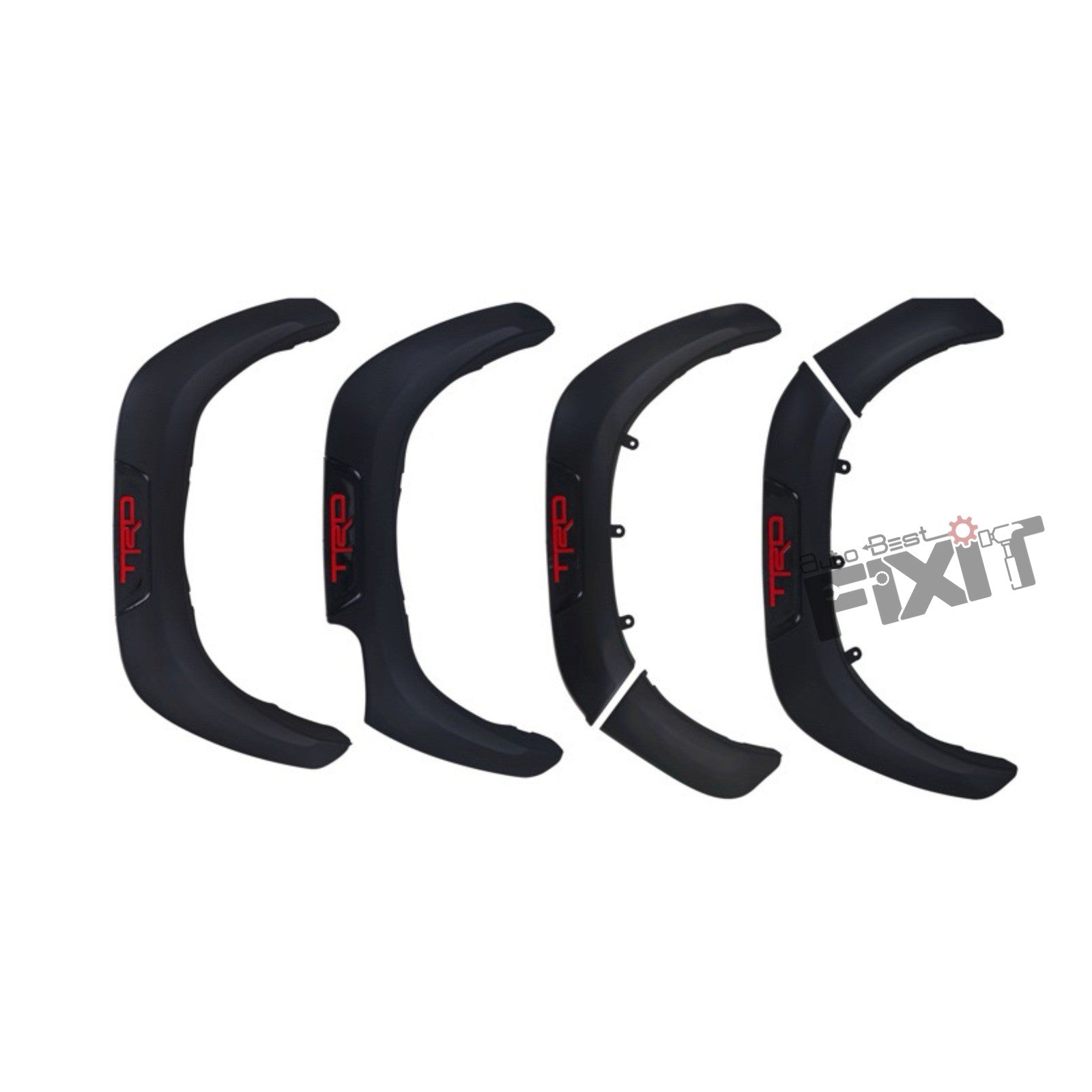 AutoStylenn Toyota Hilux Fender Flare TRD V2 For TOYOTA HILUX Compatible with TOYOTA Hilux Vehicle_3
