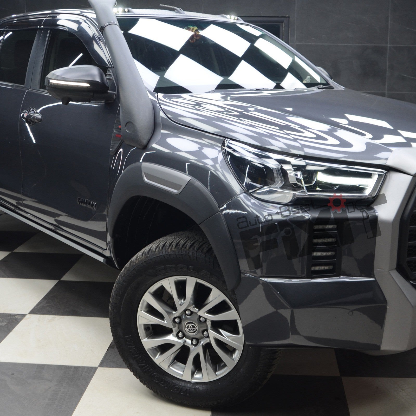 AutoStylenn Toyota Hilux Fender Flare V1 For TOYOTA HILUX Compatible with TOYOTA Hilux Vehicle_6