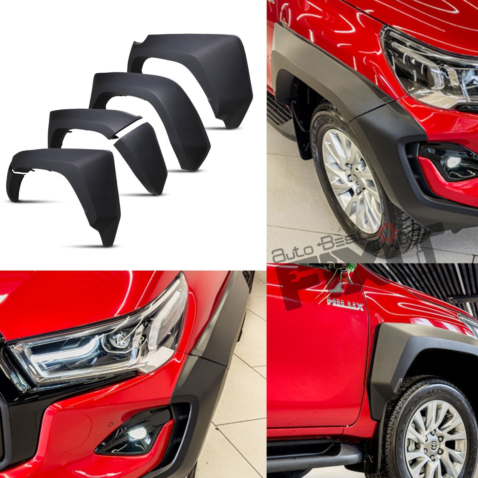 AutoStylenn Toyota Hilux GR Fender Flare For TOYOTA HILUX Compatible with TOYOTA Hilux Vehicle_1