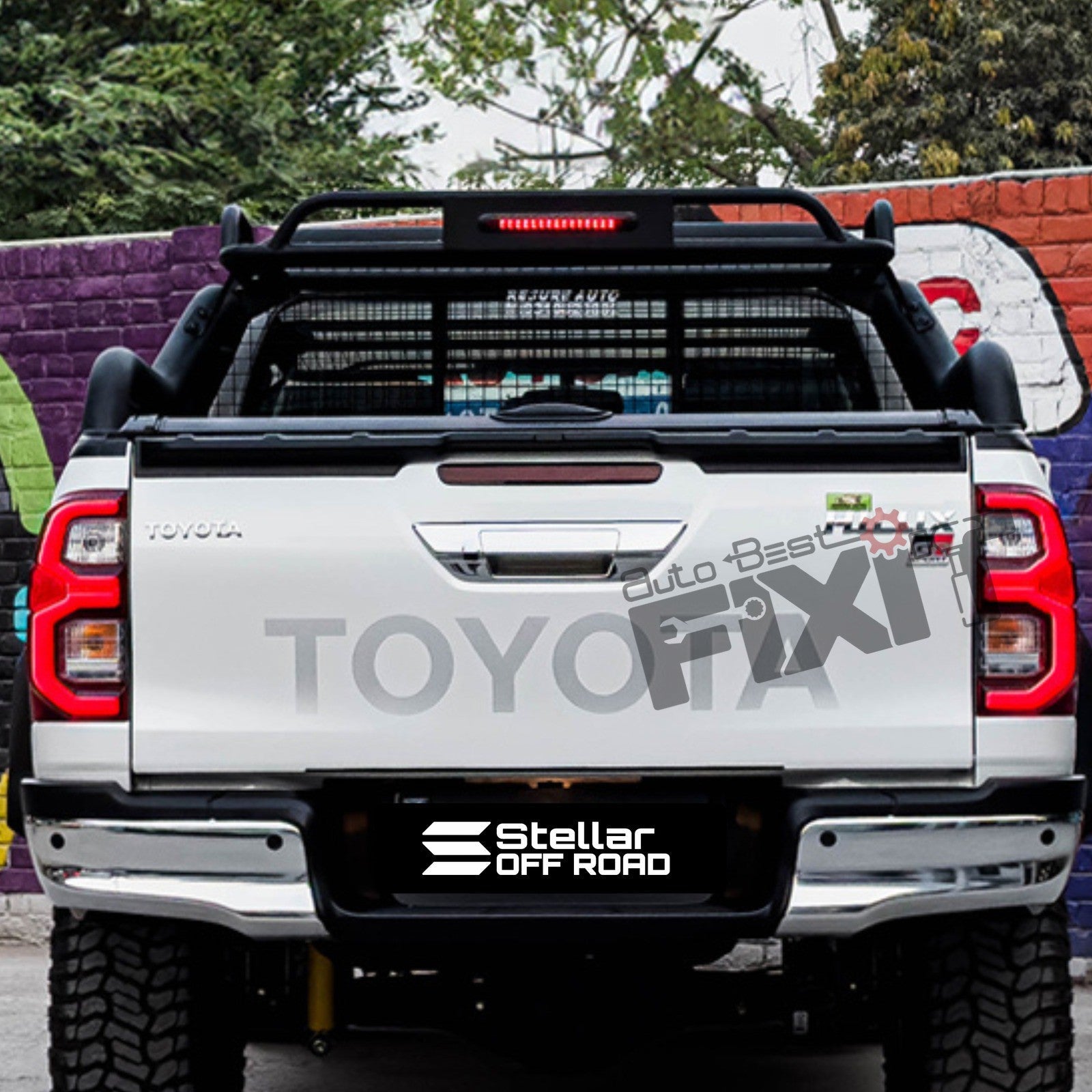 AutoStylenn Toyota Hilux Stellar Roll Bar With Carrier For TOYOTA HILUX Compatible with TOYOTA Hilux Vehicle_2
