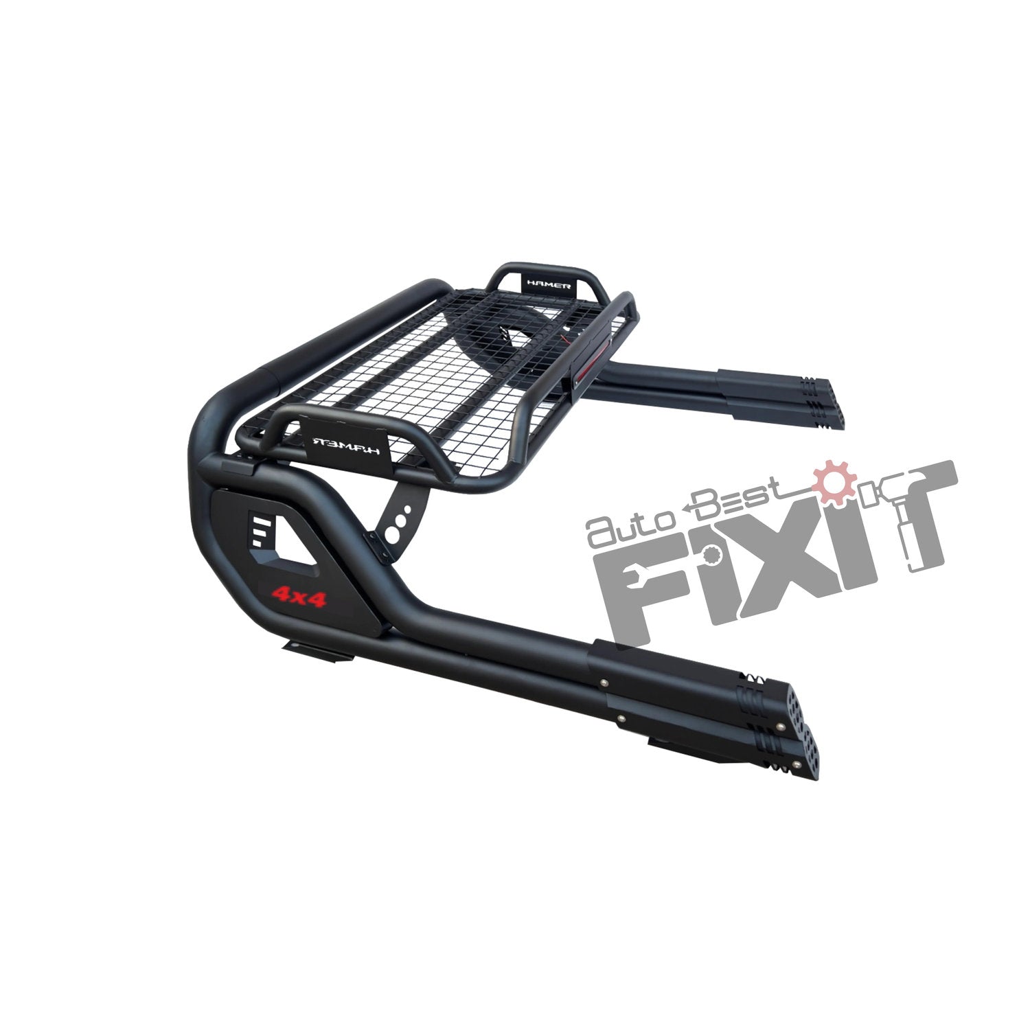 AutoStylenn Toyota Hilux Stellar Furry Design Roll Bar With Carrier For TOYOTA HILUX Compatible with TOYOTA Hilux Vehicle