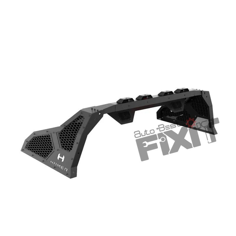 Toyota Hilux Warrior Style Roll Bar With LED – Premium Quality Desi
