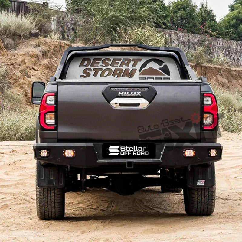 AutoStylenn Toyota Hilux Tail Gate Lock Cover For TOYOTA HILUX Compatible with TOYOTA Hilux Vehicle_4
