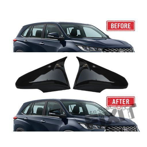 AutoStylenn Toyota Hycross Batman Style Mirror Covers For TOYOTA HYCROSS Compatible with TOYOTA Hycross Vehicle_2