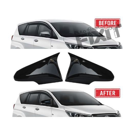 AutoStylenn Toyota Innova Crysta Batman Style Mirror Covers For TOYOTA INNOVA CRYSTA Compatible with TOYOTA Innova Crysta Vehicle_2