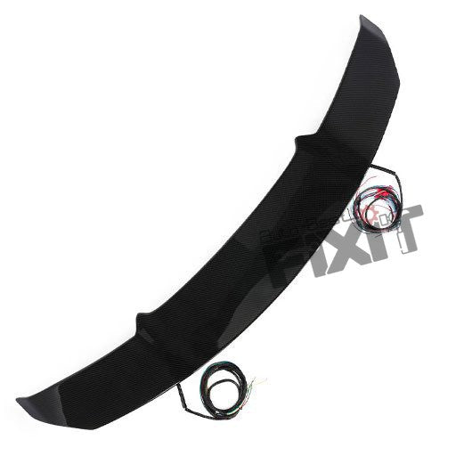AutoStylenn Universal Carbon Fiber Spoiler Automatic For VOLKSWAGEN VIRTUS Compatible with VOLKSWAGEN Virtus Vehicle_4