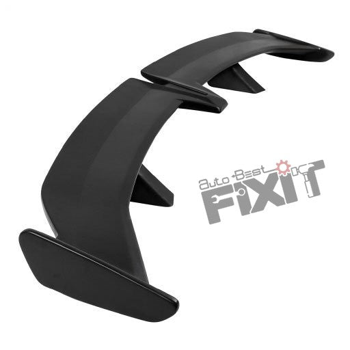 AutoStylenn Universal Spoiler Sedan V1 Black For VOLKSWAGEN VIRTUS Compatible with VOLKSWAGEN Virtus Vehicle_2