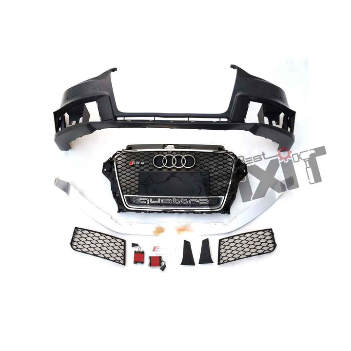 Audi A3 A3 RS3 conversion front bumper kit | Petrol OEM Replacement Conversion Kit (2017-2021)