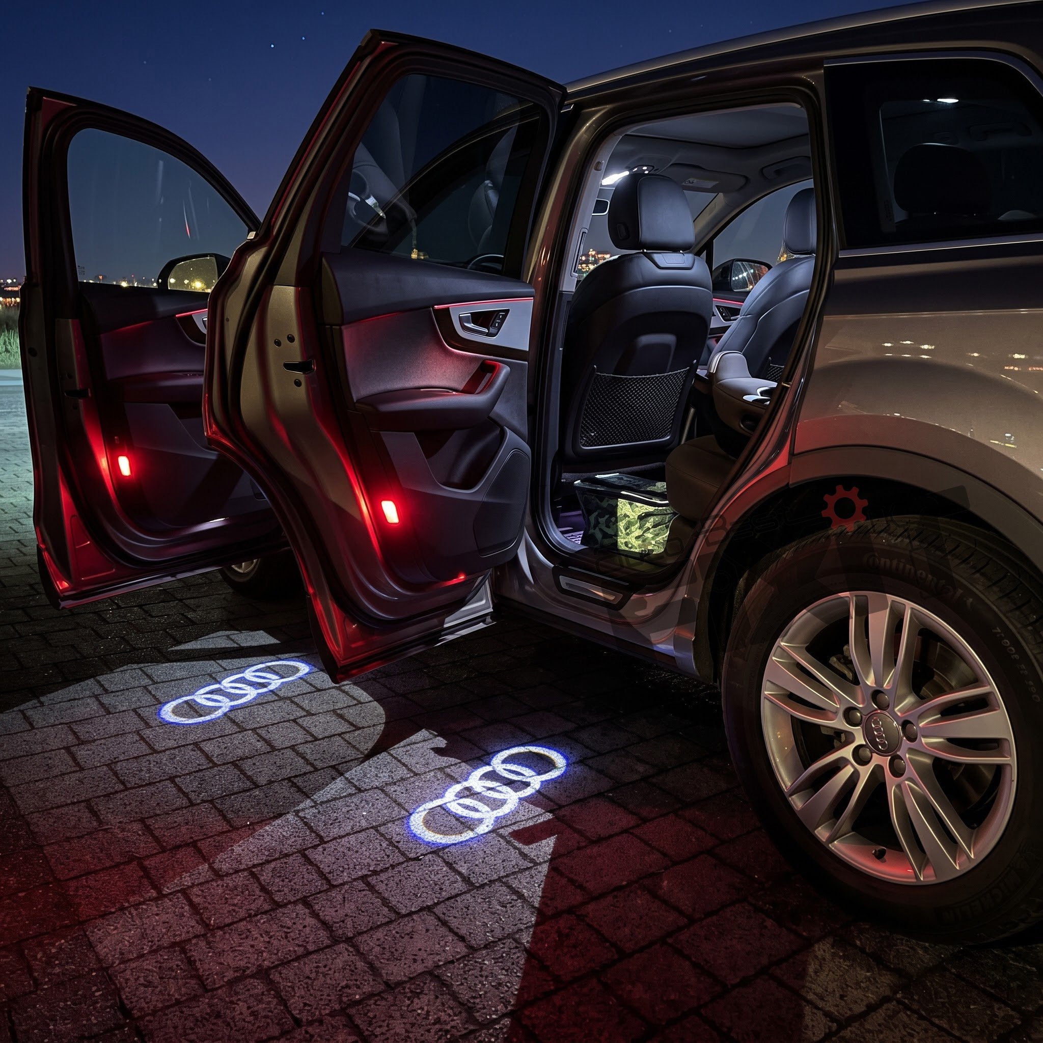 Audi Q5 (2009-2012) Logo Design LED Door Welcome Light – Puddle Lamp | XM