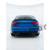 Audi A4 (8K2, B8) A4 quad tips diffuser | Petrol OEM Replacement Rear Diffuser (2008-2013)