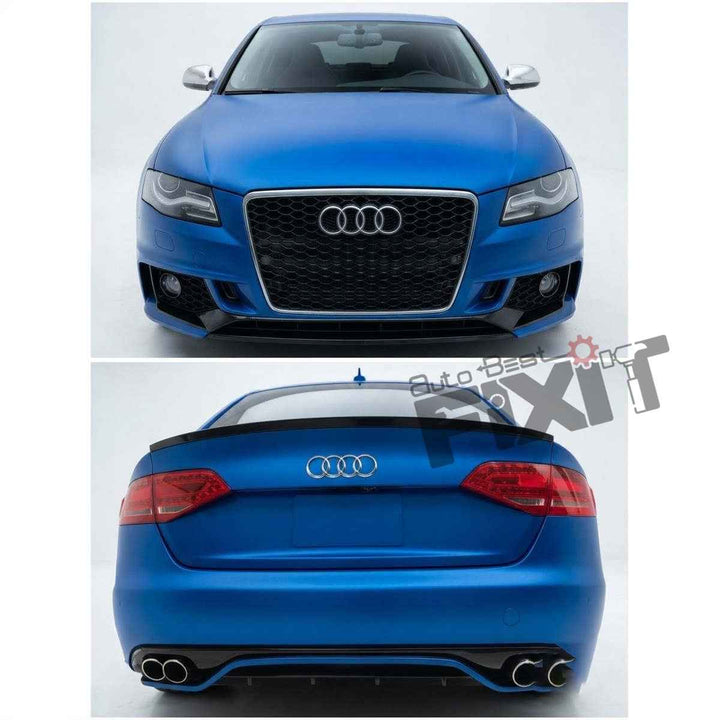 Audi A4 (8K2, B8) A4 quad tips diffuser | Petrol OEM Replacement Rear Diffuser (2008-2013)
