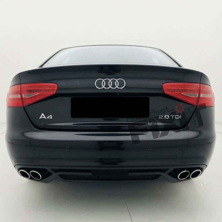 Audi A4 (8K2, B8) A4 quad tips diffuser | Petrol OEM Replacement Rear Diffuser (2008-2013)