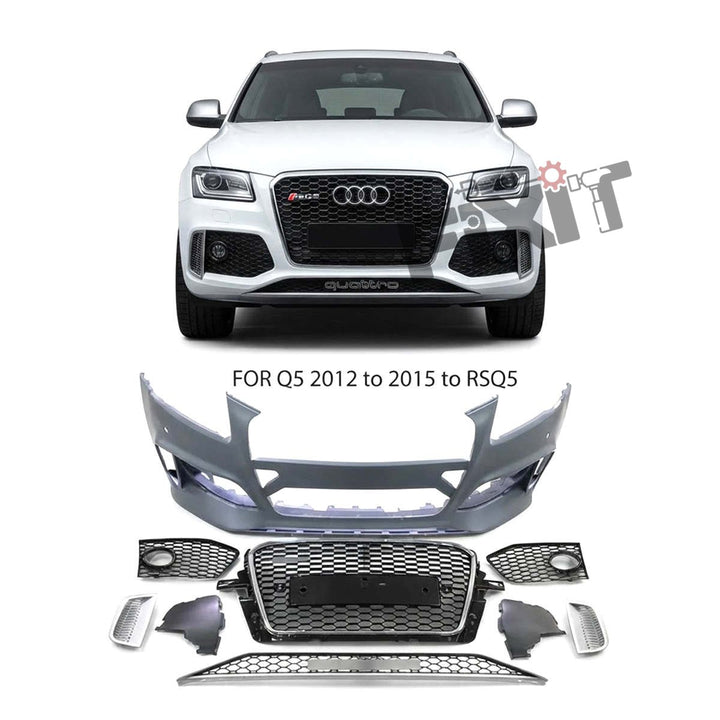 Audi Q5 (8R) Rsq5 front bumper kit | Diesel OEM Replacement Conversion Kit (2008-2012)